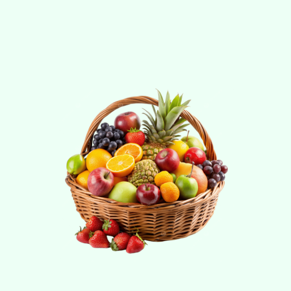سلة فواكه طازجة